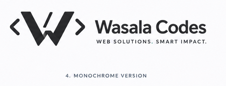 Wasala Codes monochrome logo